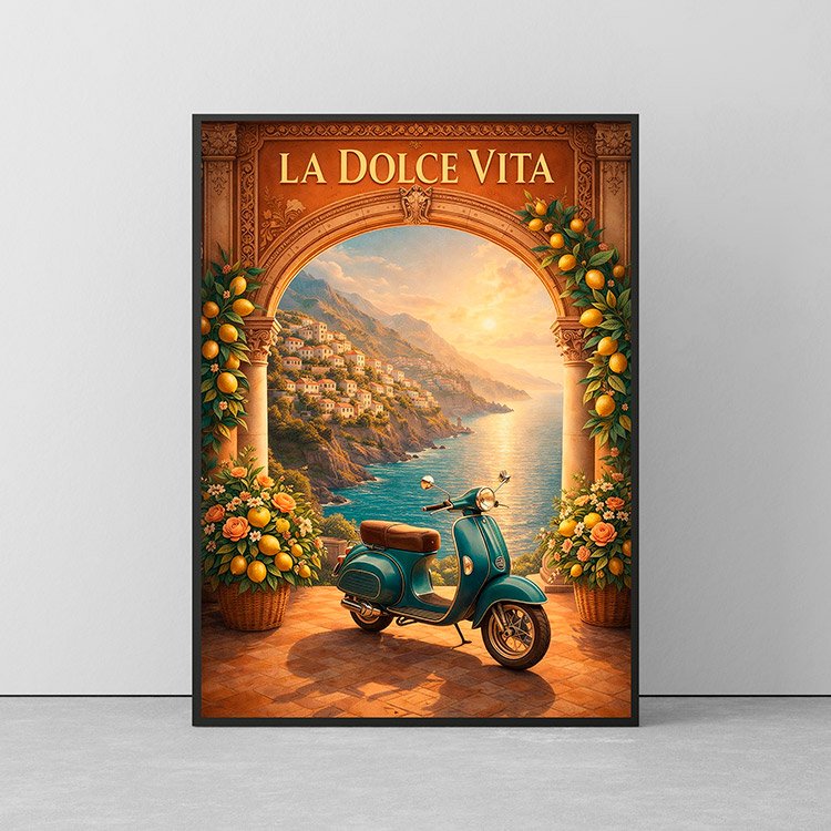 Plakat La Dolce Vita Kompozycja 2