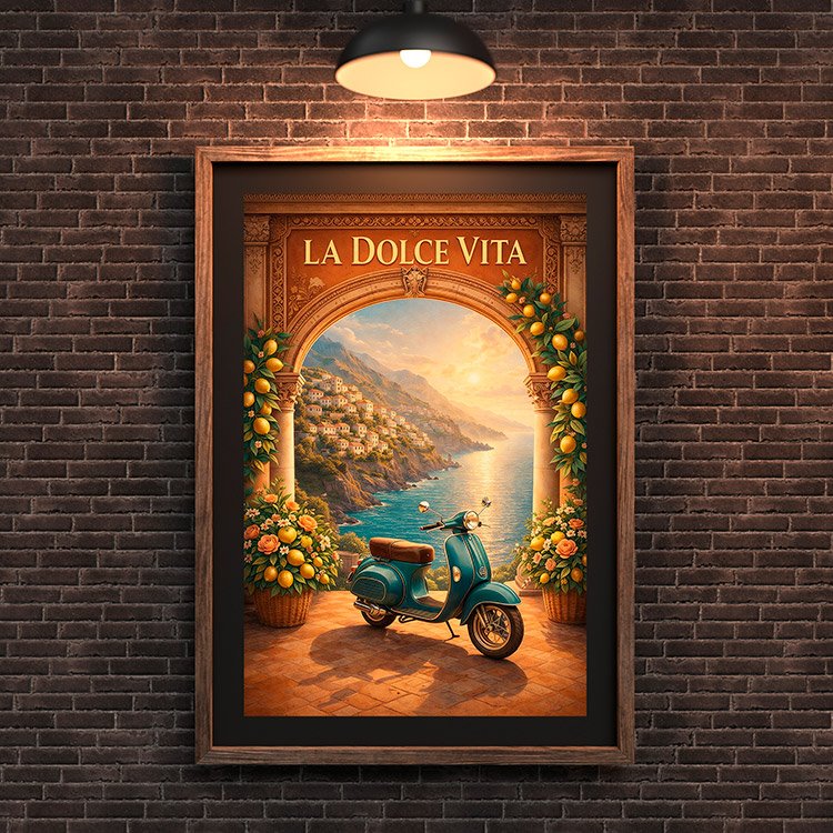 Plakat La Dolce Vita Kompozycja 3