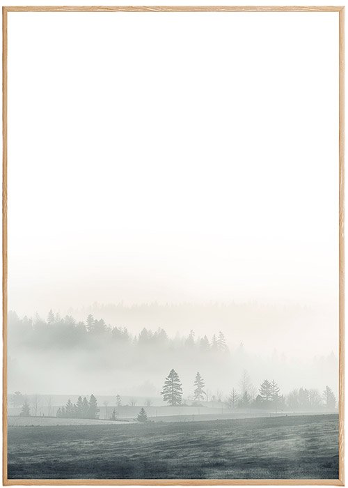Plakat Las We Mgle Kompozycja 1