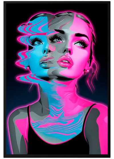 Plakat Liquid Face