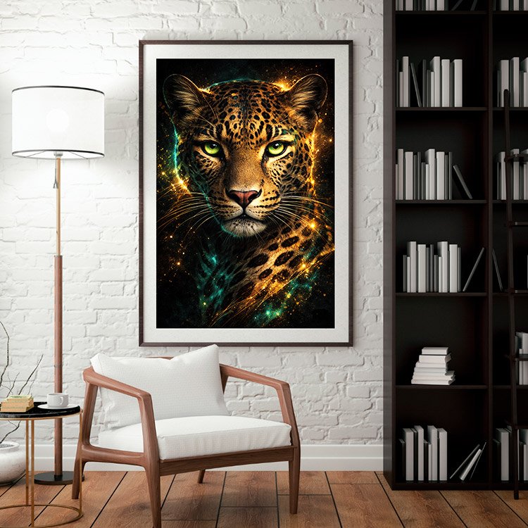 Plakat Luksusowy Tygrys Kompozycja 3