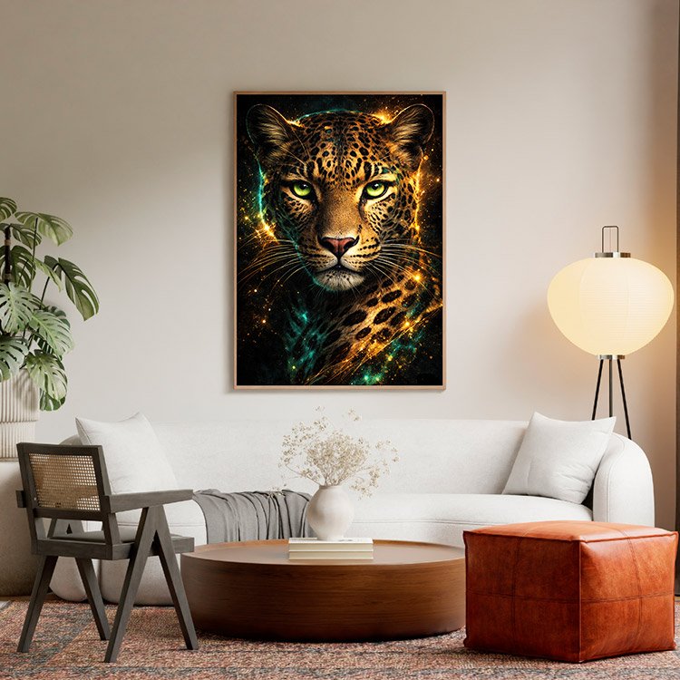 Plakat Luksusowy Tygrys Kompozycja 5