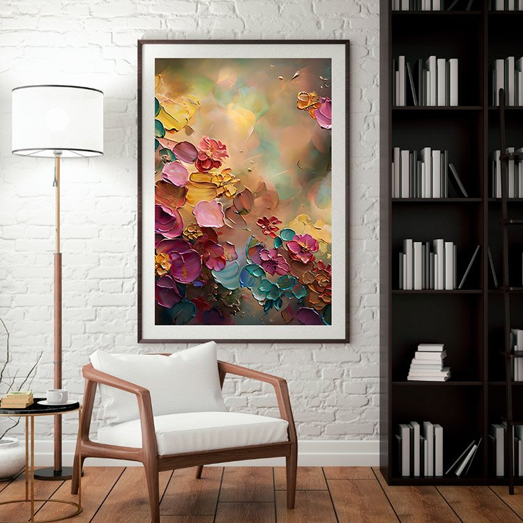 Plakat Malarstwo Florystyczne Kompozycja 3
