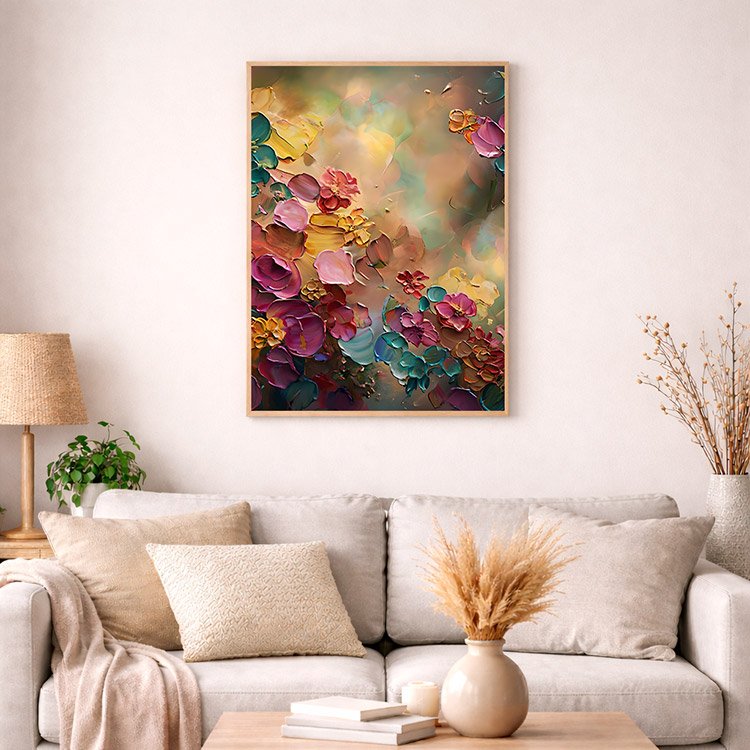 Plakat Malarstwo Florystyczne Kompozycja 4