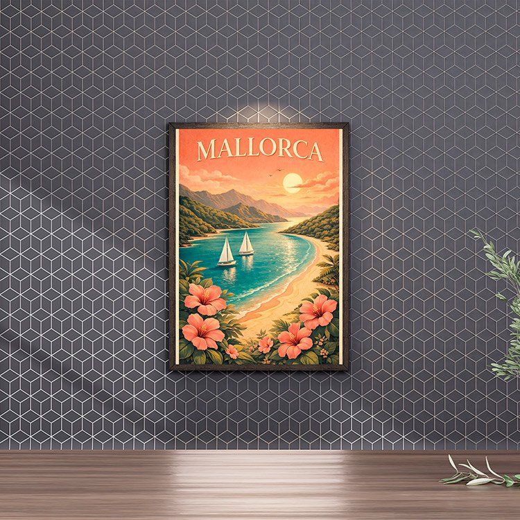 Plakat Mallorca Coastal Sunset Kompozycja 4