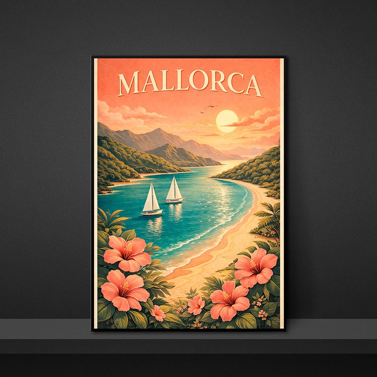 Plakat Mallorca Coastal Sunset Kompozycja 5