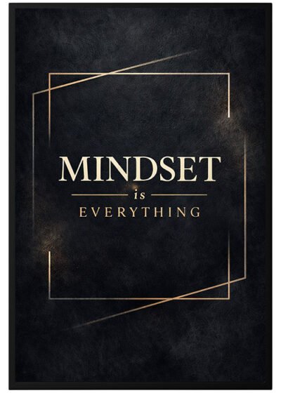 Plakat Mindset Is Everything