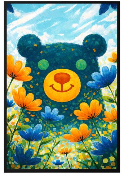 Plakat Minimalist Bear