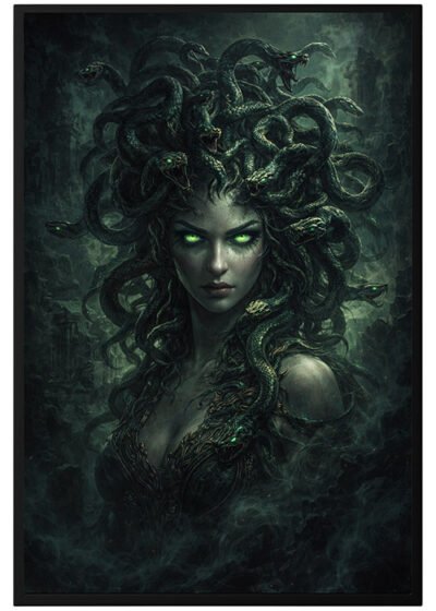 Plakat Mitologiczna Meduza