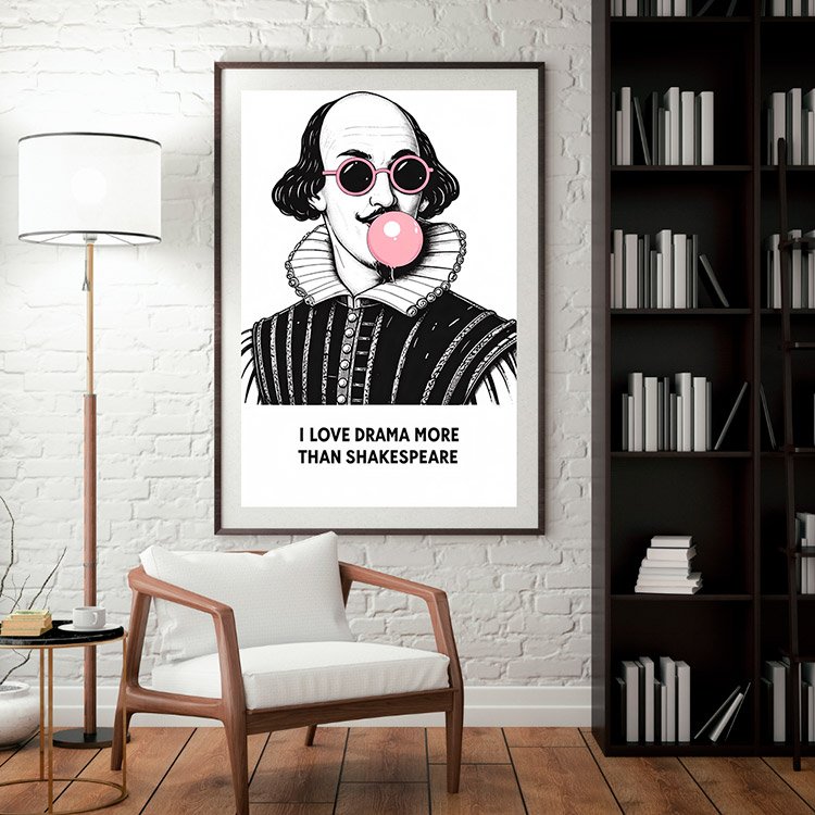 Plakat Modern Shakespeare Kompozycja 3