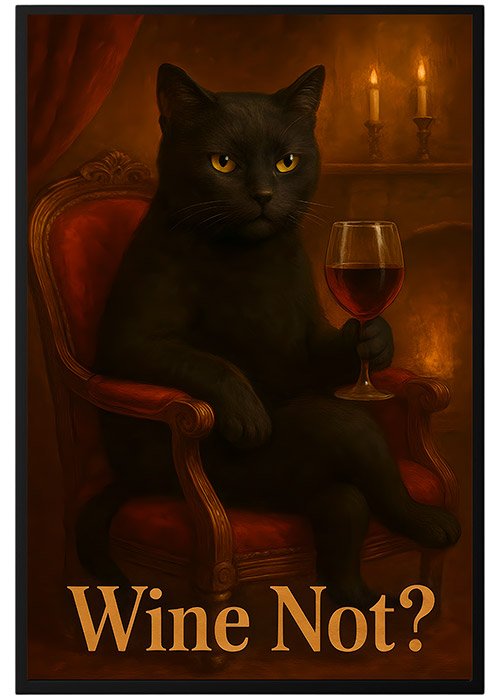 Plakat Może Wino