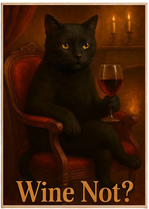 Plakat Może Wino Kompozycja 1