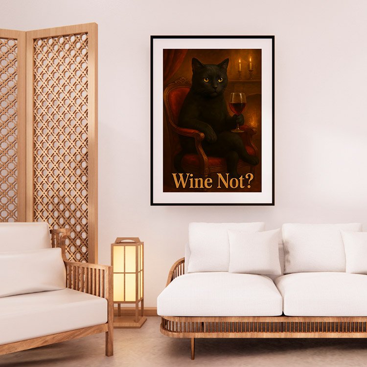 Plakat Może Wino Kompozycja 2