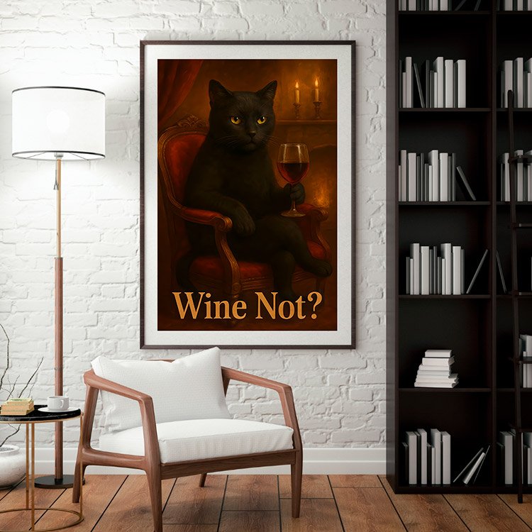 Plakat Może Wino Kompozycja 3