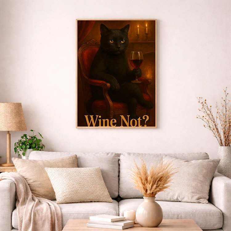 Plakat Może Wino Kompozycja 4