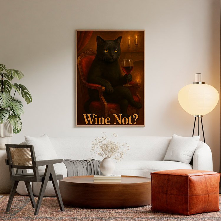 Plakat Może Wino Kompozycja 5