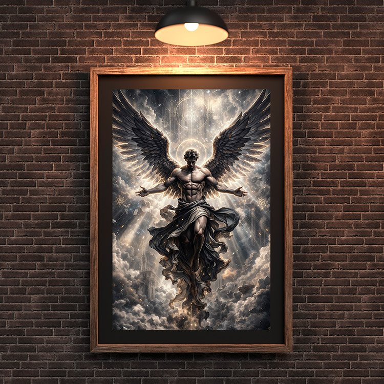 Plakat Mroczny Aniol Kompozycja 3