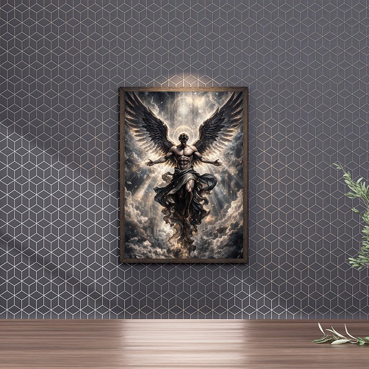 Plakat Mroczny Aniol Kompozycja 4