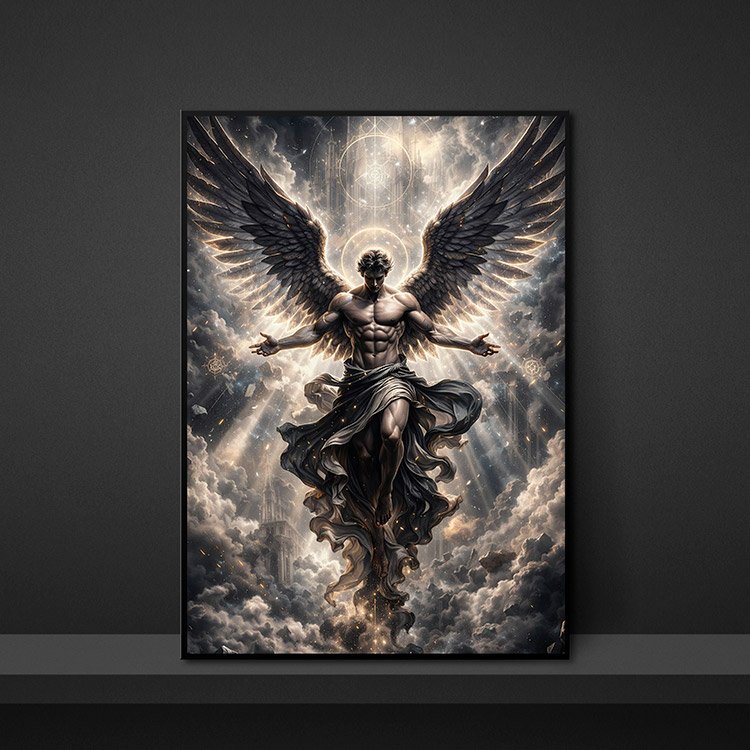 Plakat Mroczny Aniol Kompozycja 5