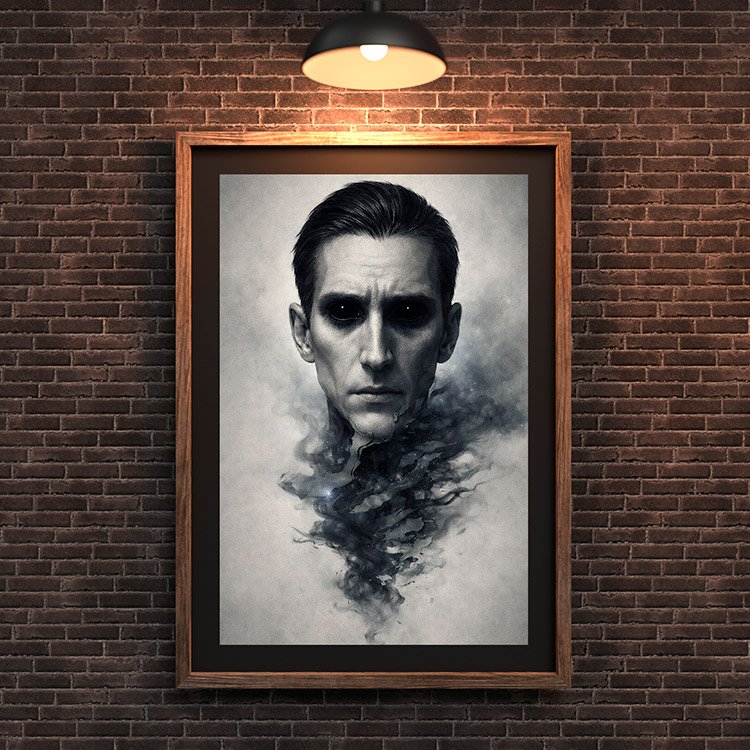Plakat Mroczny Portret Mezczyzny Kompozycja 3