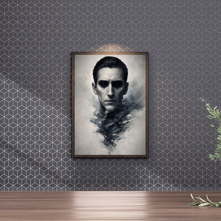 Plakat Mroczny Portret Mezczyzny Kompozycja 4