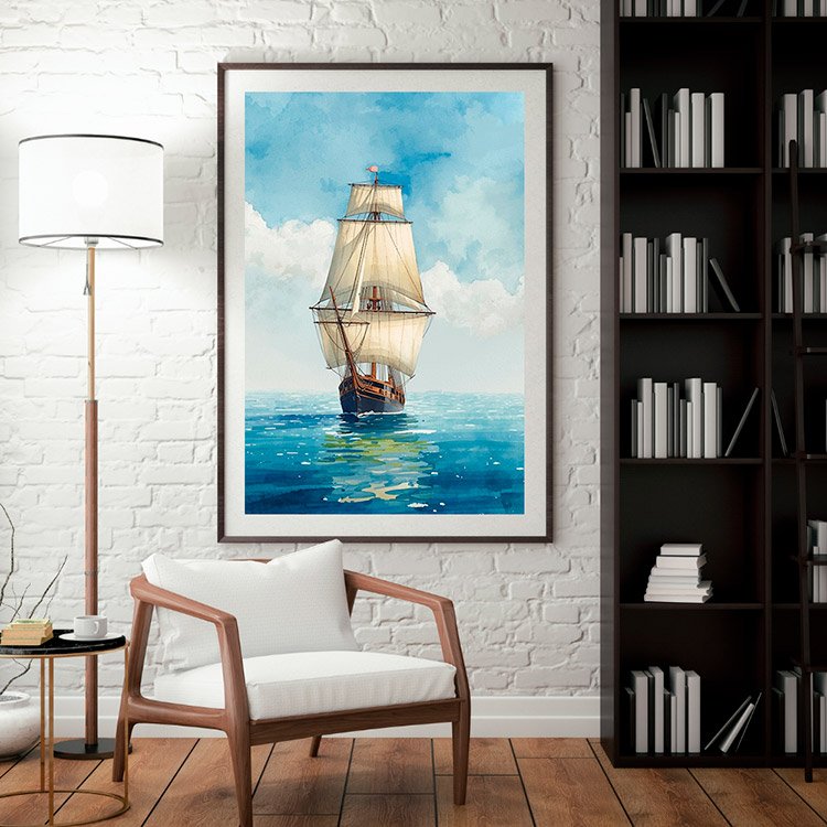 Plakat Nostalgia Na Morzu Kompozycja 3
