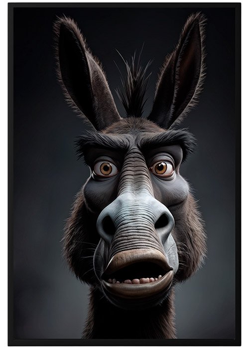 Plakat Osioł Zniesmaczony
