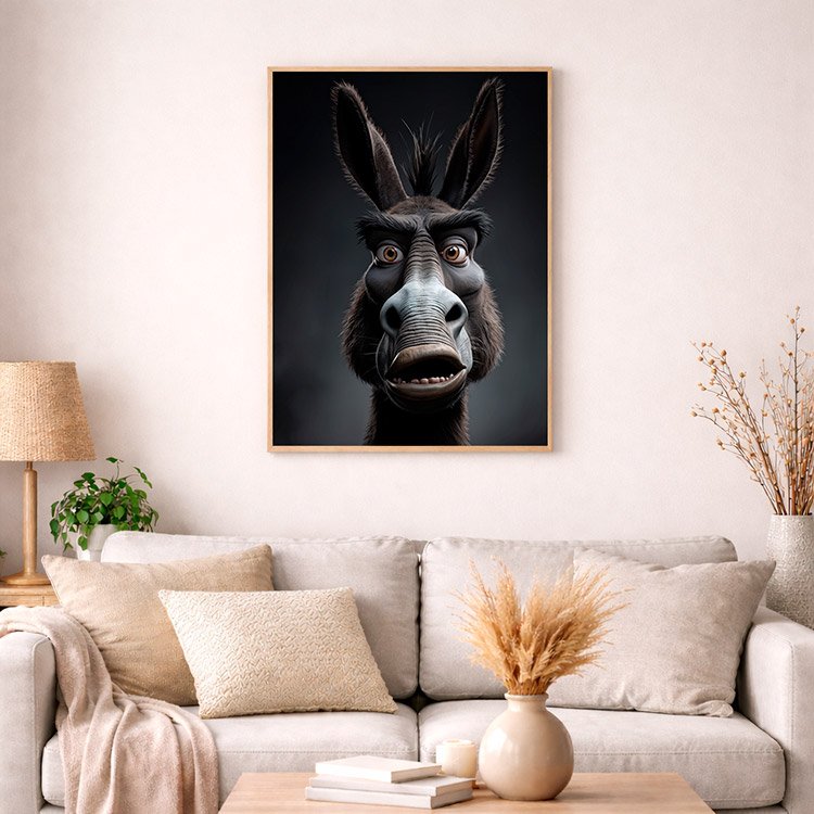 Plakat Osioł Zniesmaczony Kompozycja 4