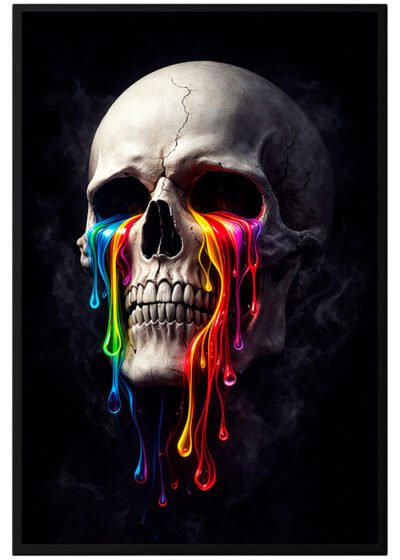 Plakat Placzaca Czaszka