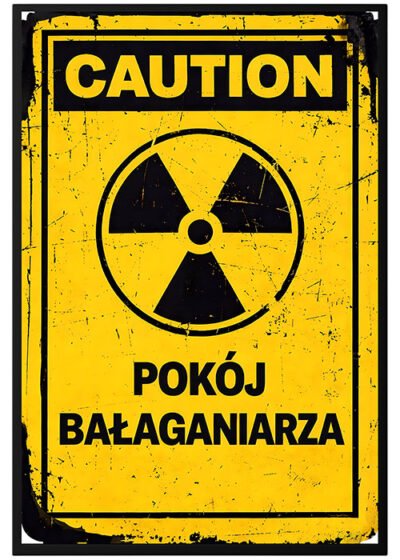 Plakat Pokój Bałaganiarza