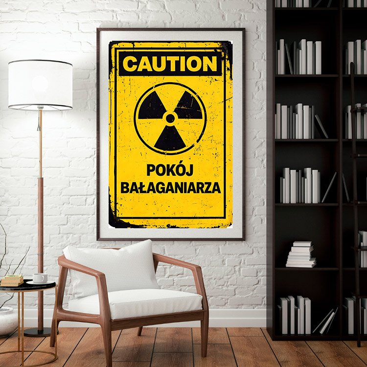 Plakat Pokój Bałaganiarza Kompozycja 3