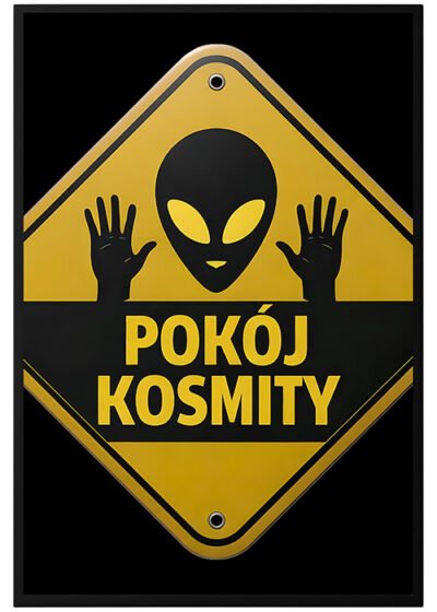 Plakat Pokój Kosmity