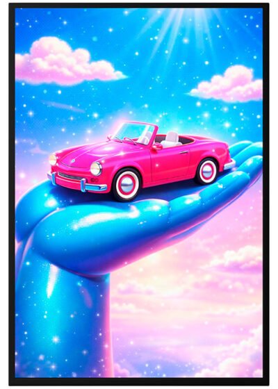 Plakat Popowe Auto
