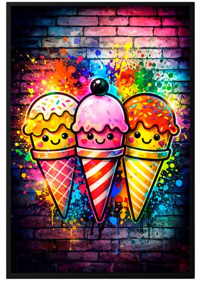 Plakat Pora Na Lody