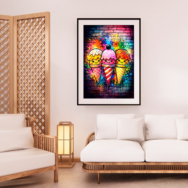 Plakat Pora Na Lody Kompozycja 2