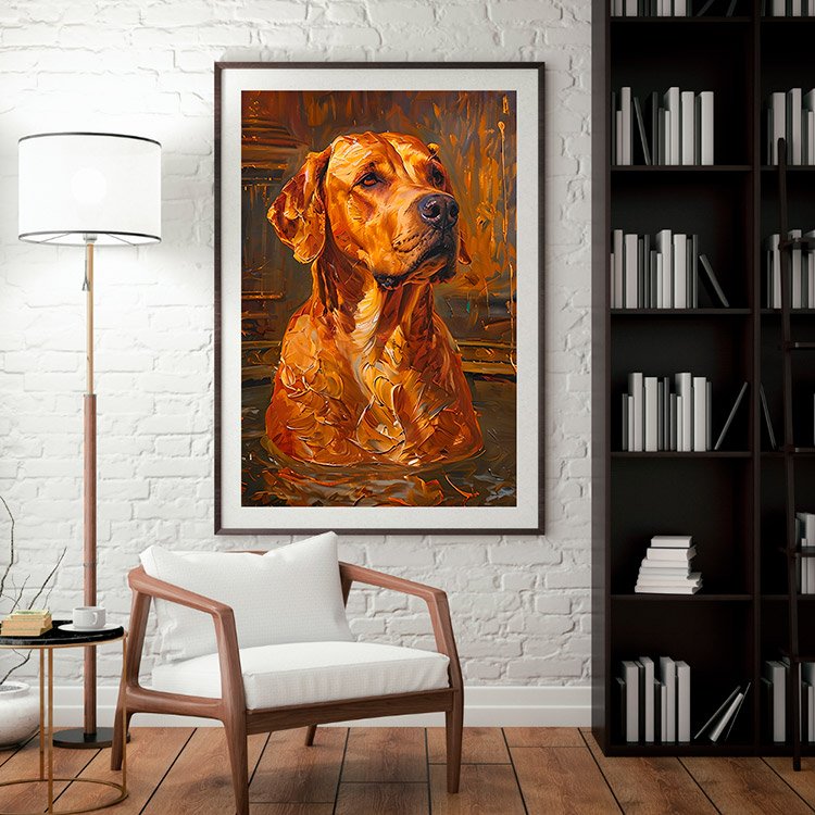 Plakat Portret Psa Kompozycja 3