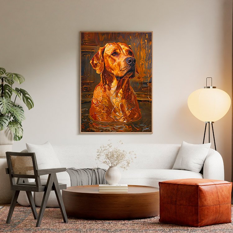 Plakat Portret Psa Kompozycja 5