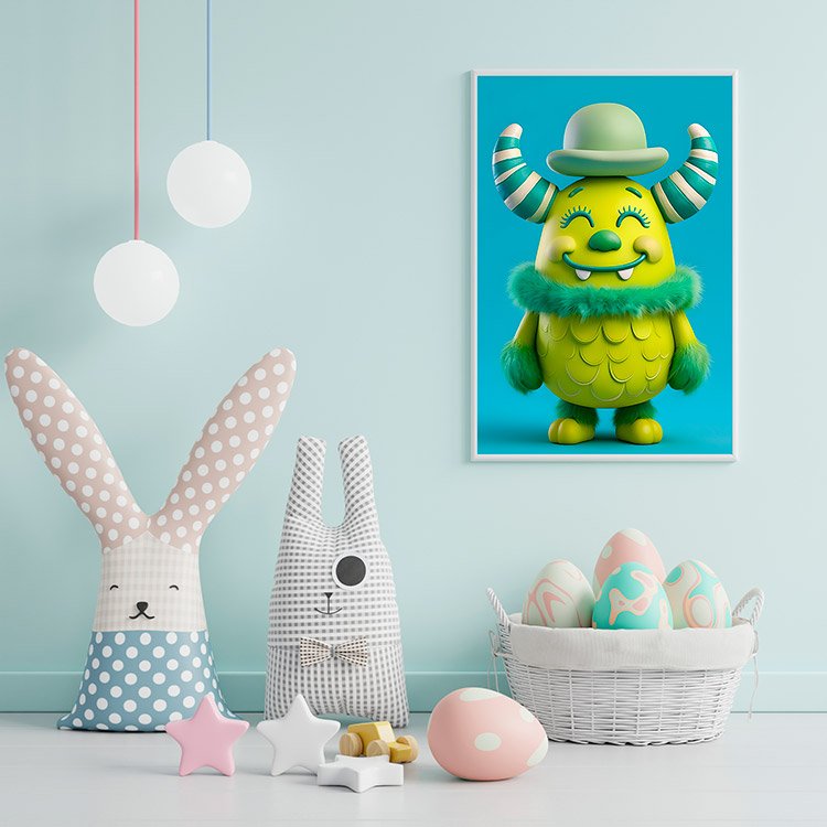 Plakat Potworek W Meloniku Kompozycja 2