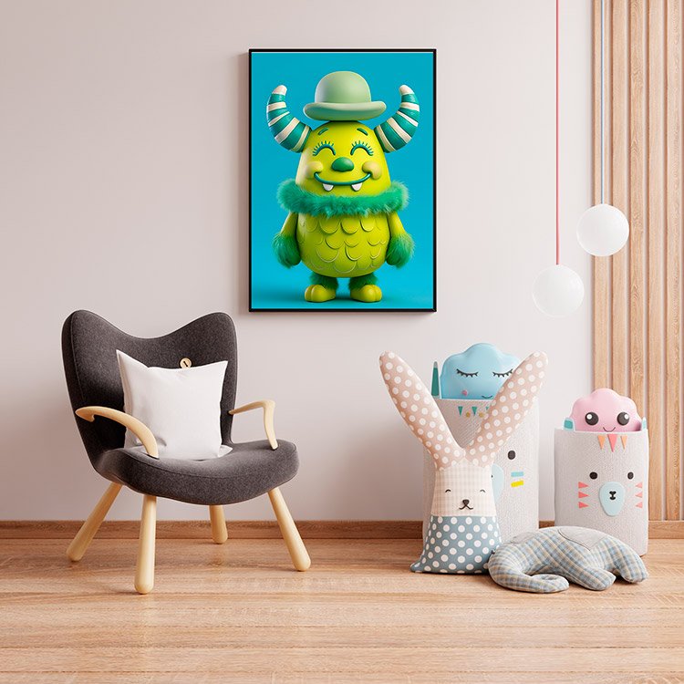 Plakat Potworek W Meloniku Kompozycja 4