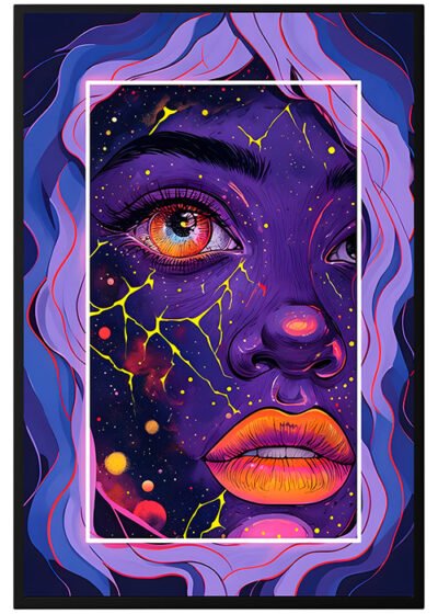 Plakat Psychodeliczna Purpura