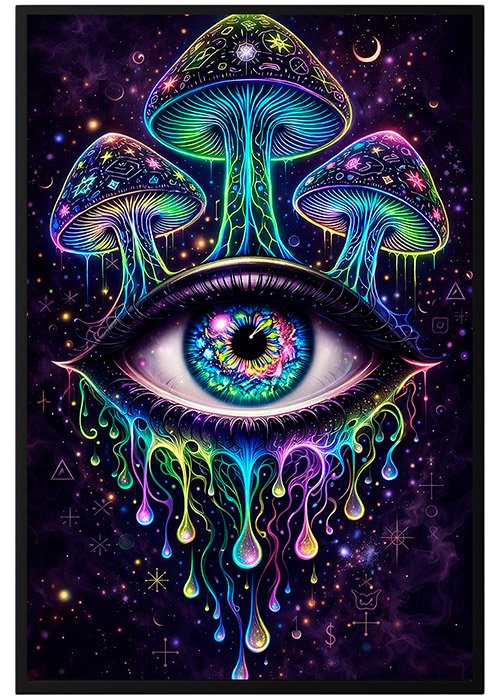 Plakat Psychodeliczne Oko
