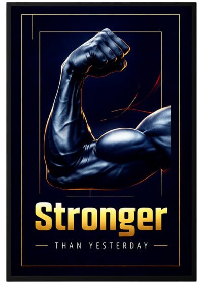 Plakat Silniejszy Niż Wczoraj