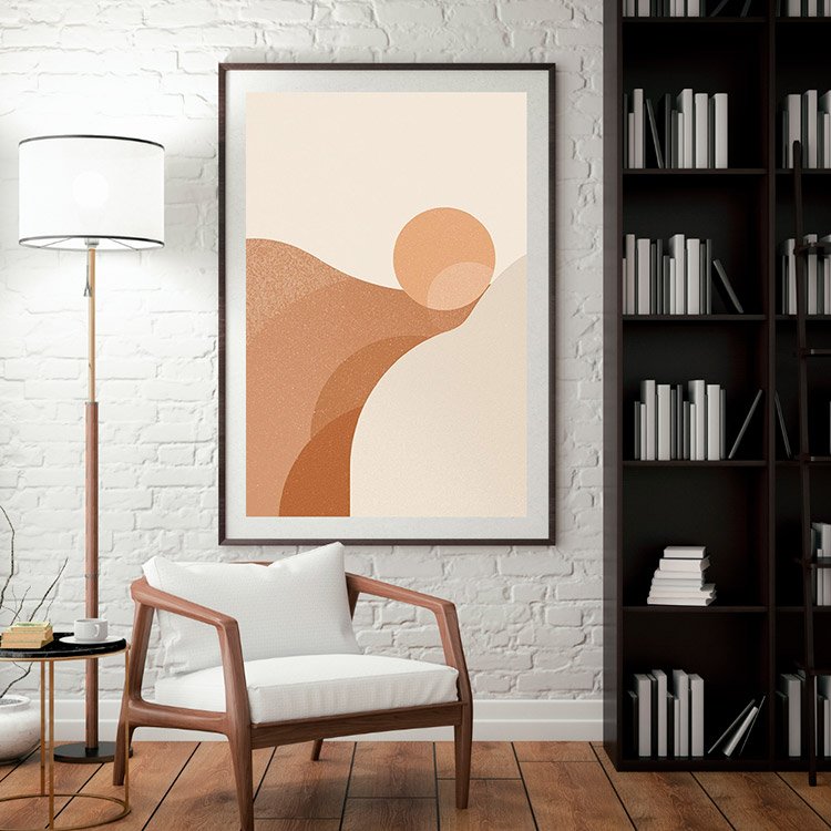 Plakat Słońce Boho Kompozycja 3