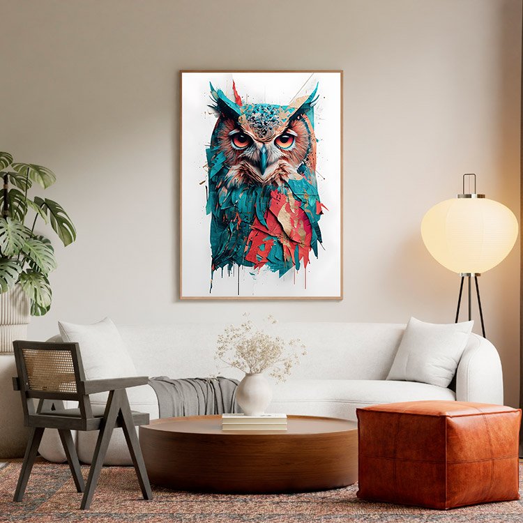 Plakat Sowi Portret Kompozycja 5