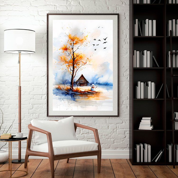 Plakat Spokojna Sceneria Kompozycja 3