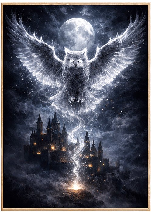 Plakat Szkoła Magii Kompozycja 1