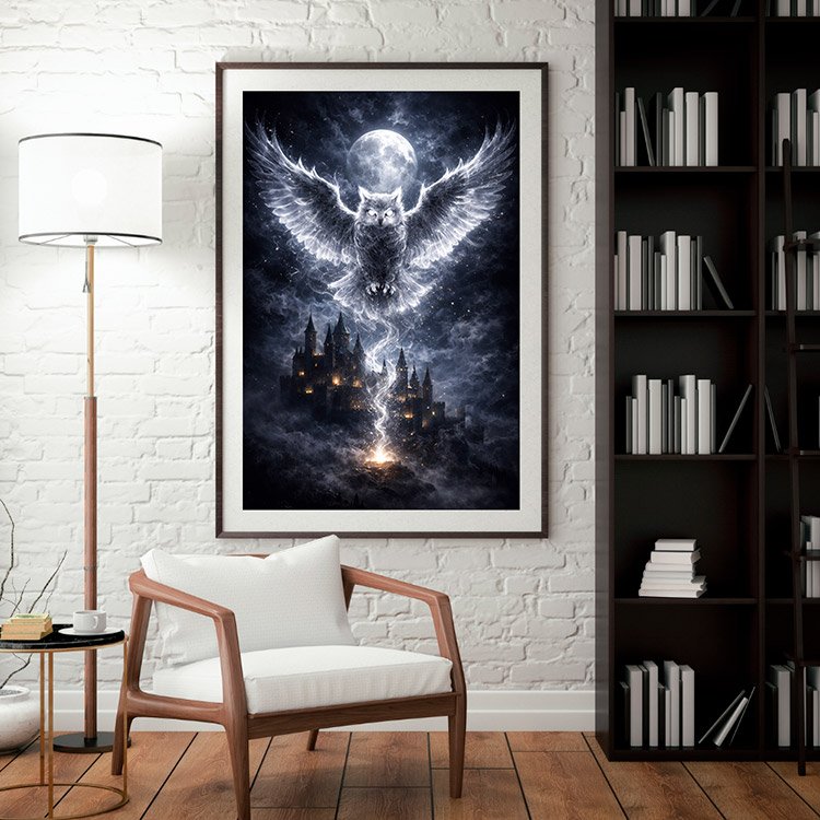 Plakat Szkoła Magii Kompozycja 3