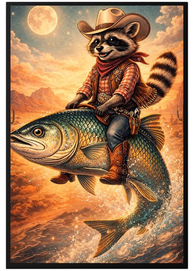 Plakat Szop Na Rybie