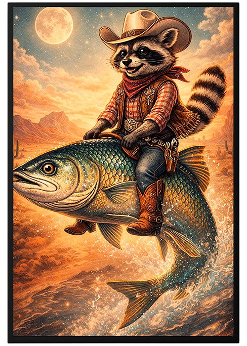 Plakat Szop Na Rybie