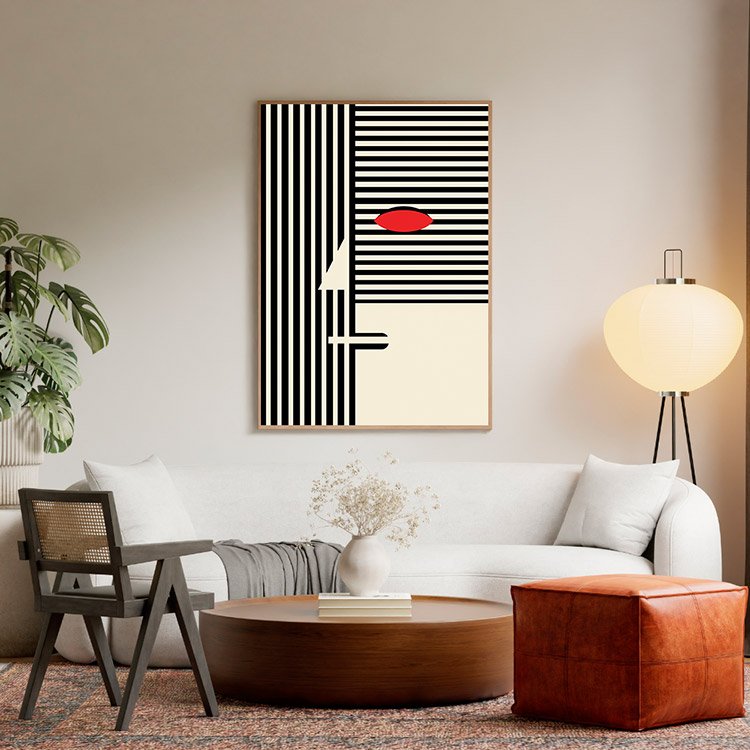 Plakat Sztuka Liniowa 3 Kompozycja 5